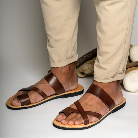 Leather Sandals Men Hesiod