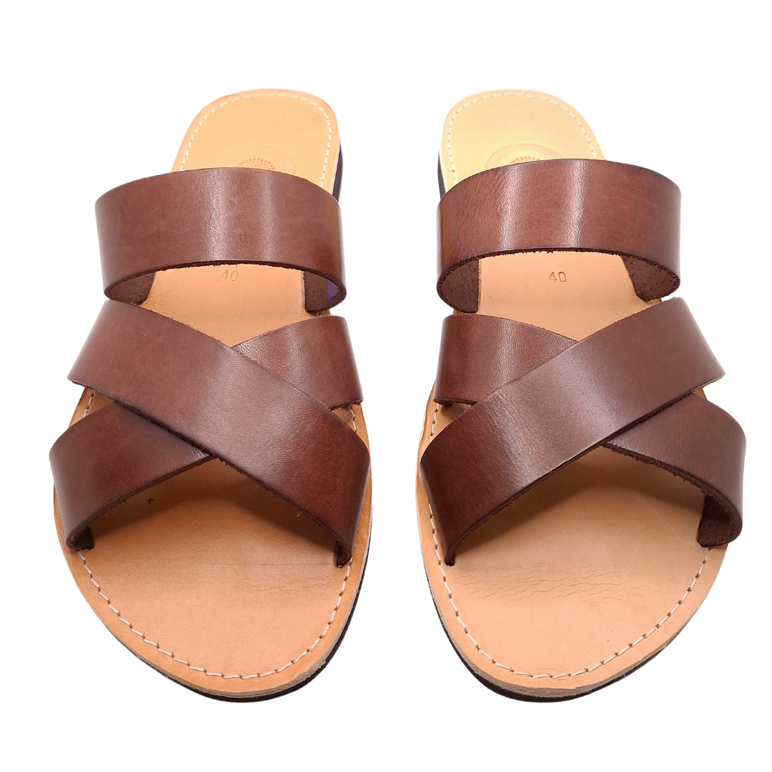 Leather Sandals Men Jason