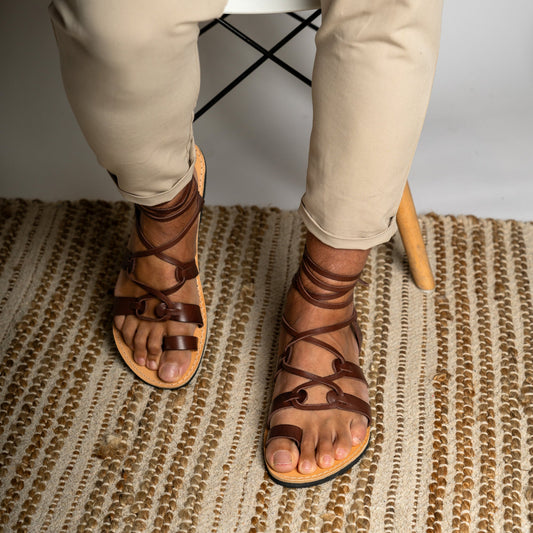 Leather Sandals Men Agamemnon