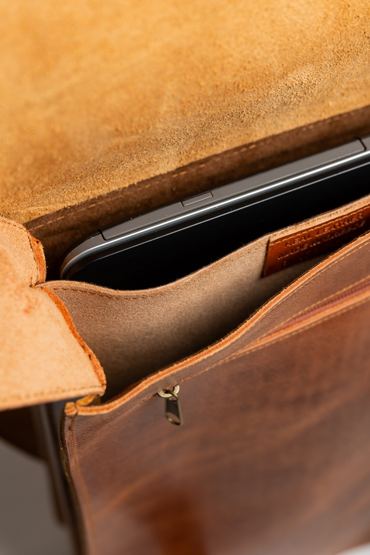 Large Leather Laptop Bag Orpheus