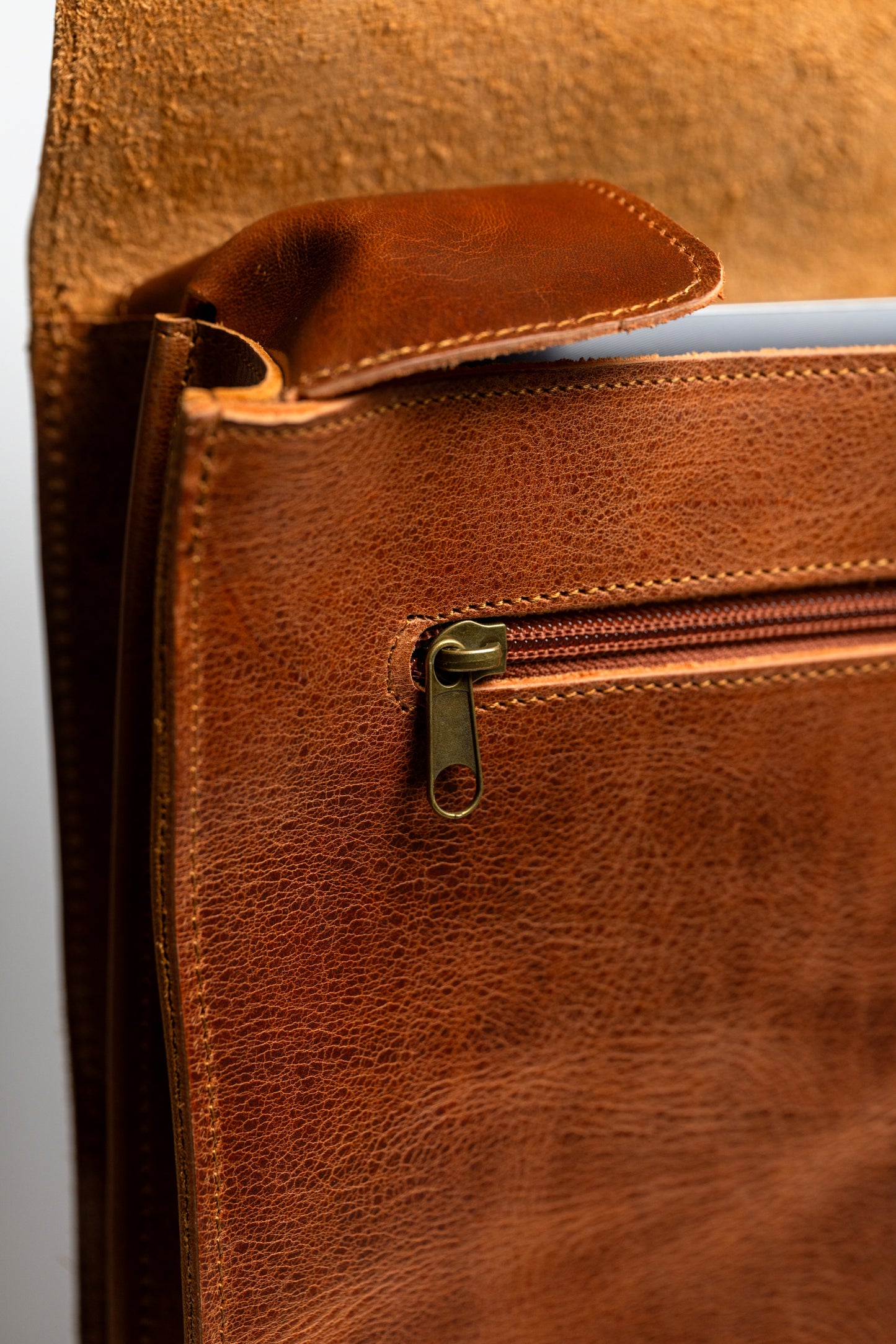 Large Leather Laptop Bag Orpheus