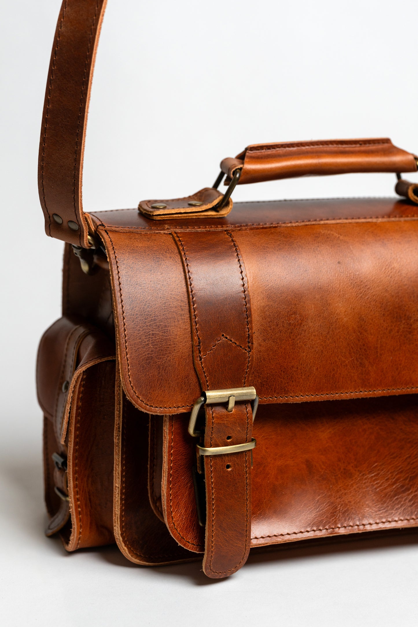 Small Leather Camera Bag Medea