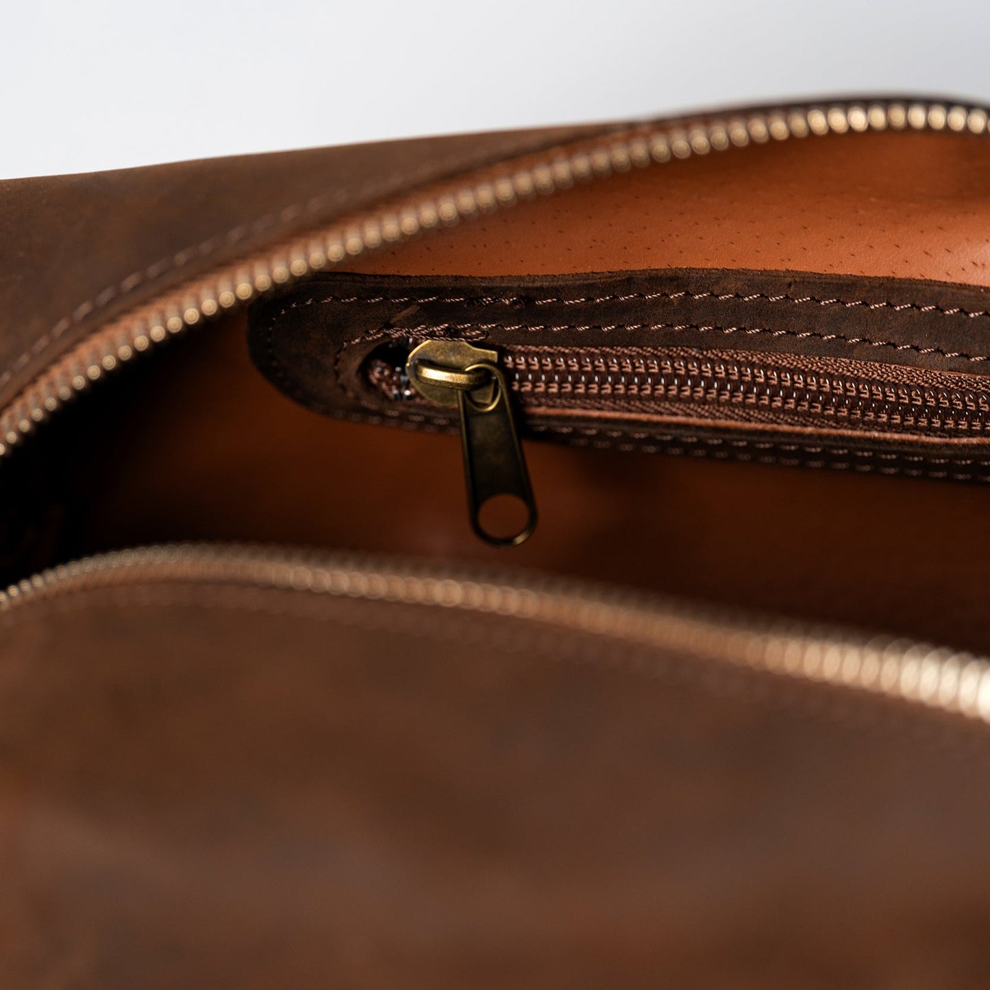 Leather dopp kit