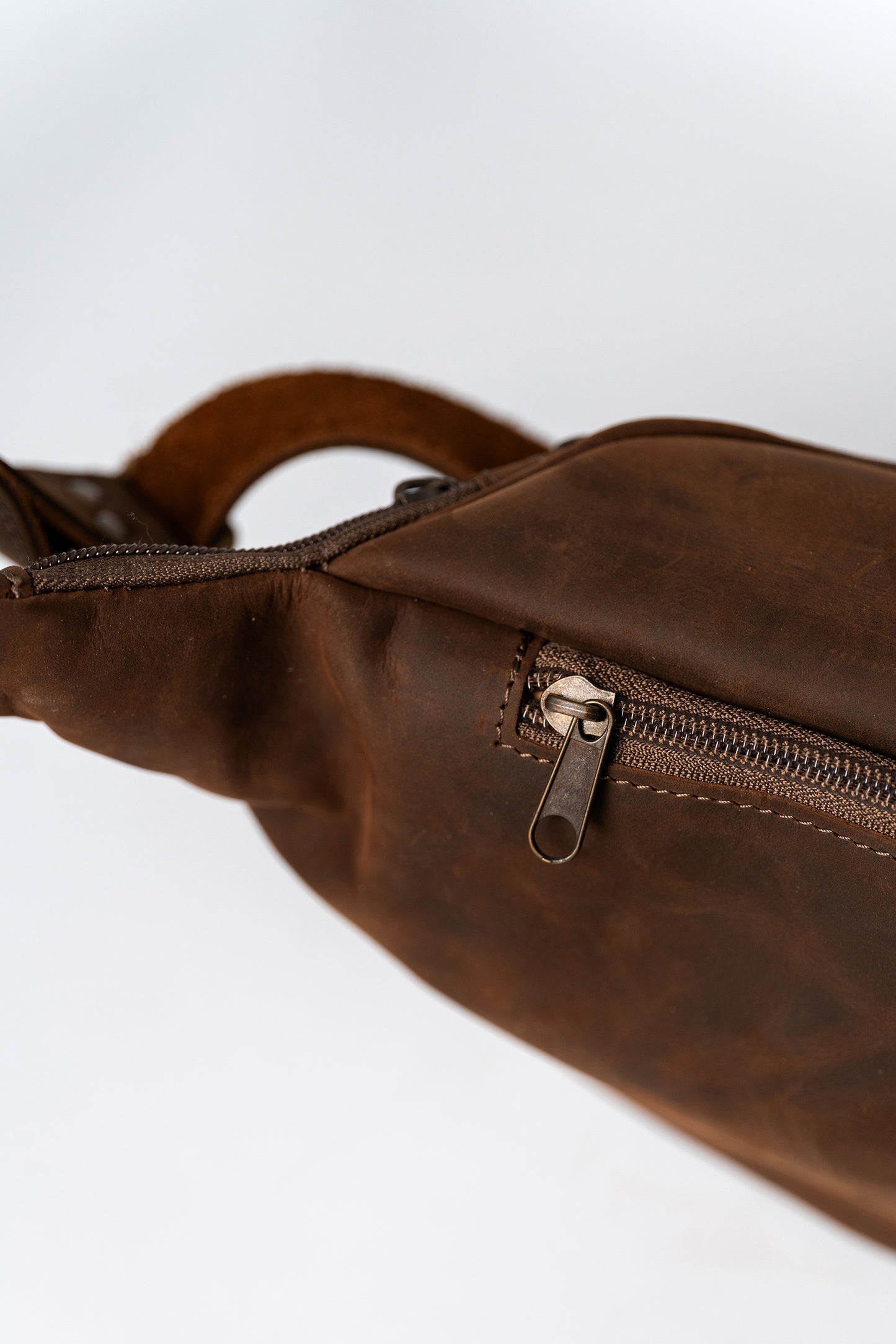 Leather Banana Bag Pythagoras