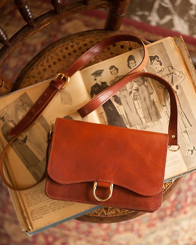 Leather crossbody bags for women, vintage leather bag, small purse, leather accessories