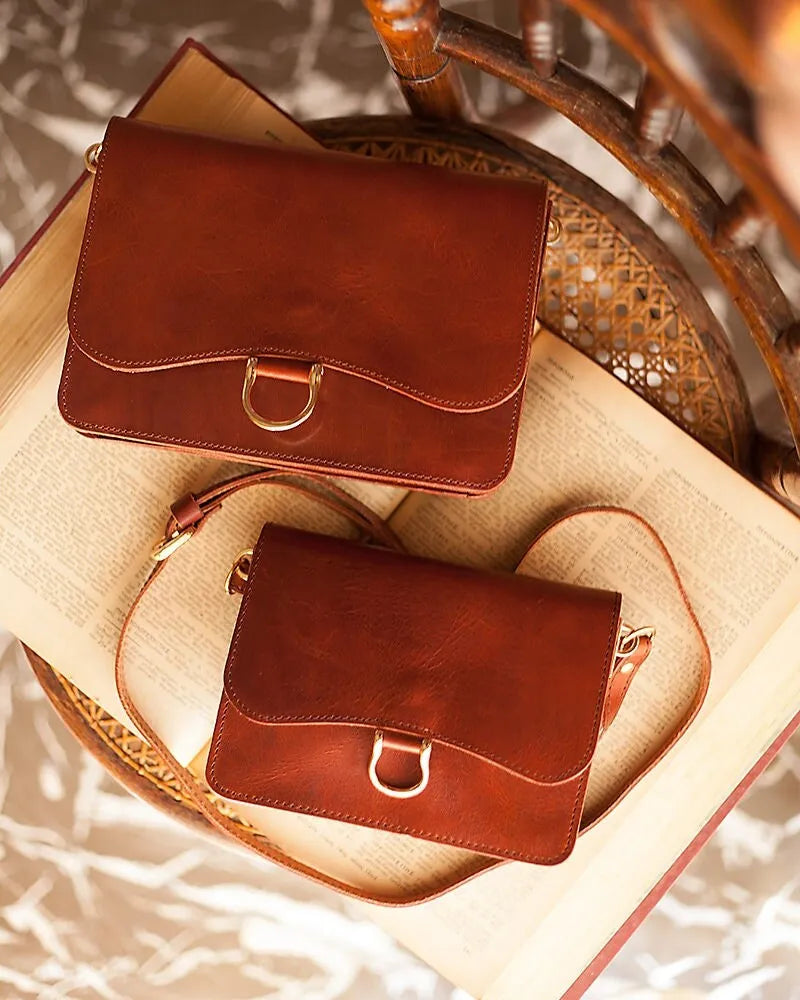 Leather crossbody bags for women, vintage leather bag, small purse, leather accessories