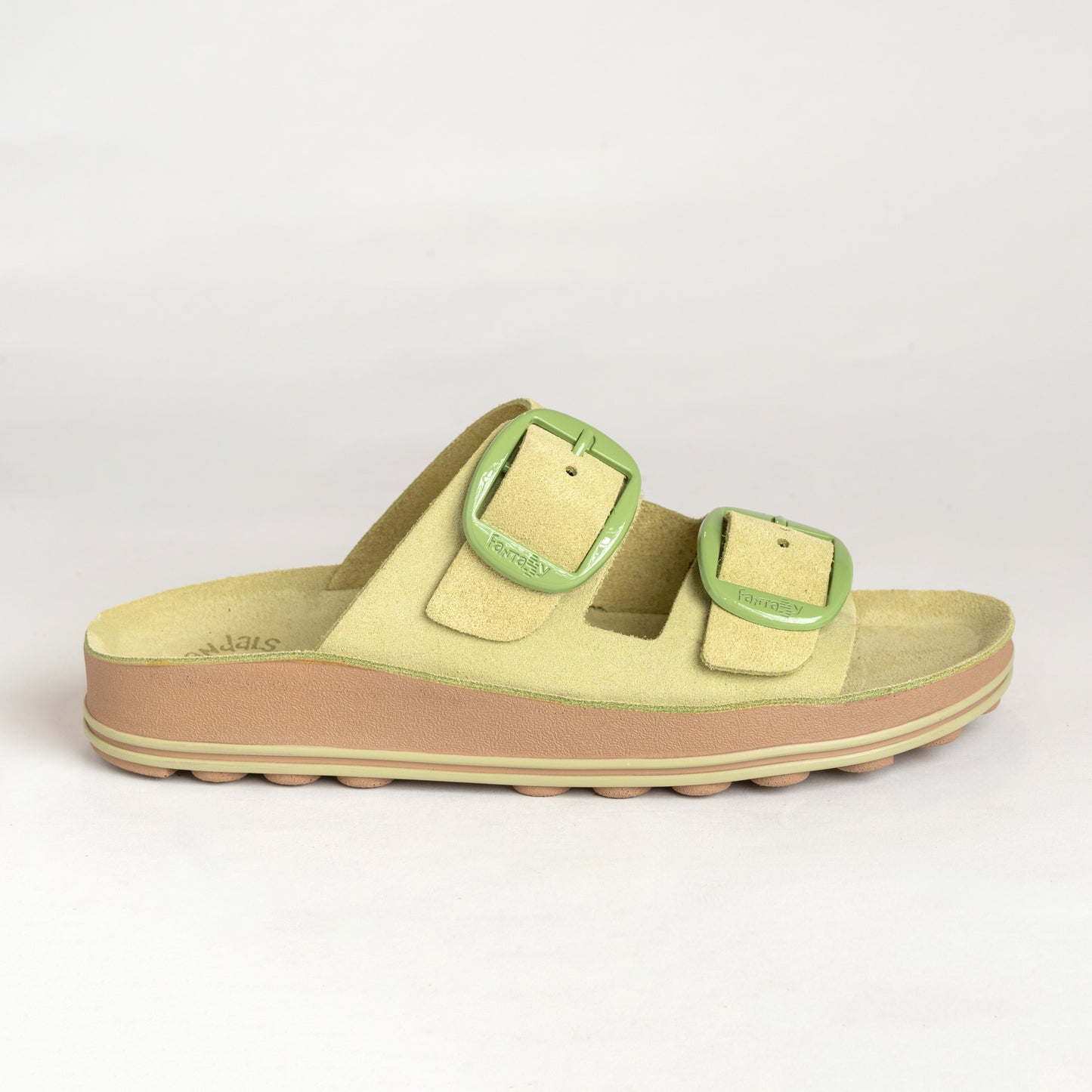 Leather Sandals Women Despoina Lime