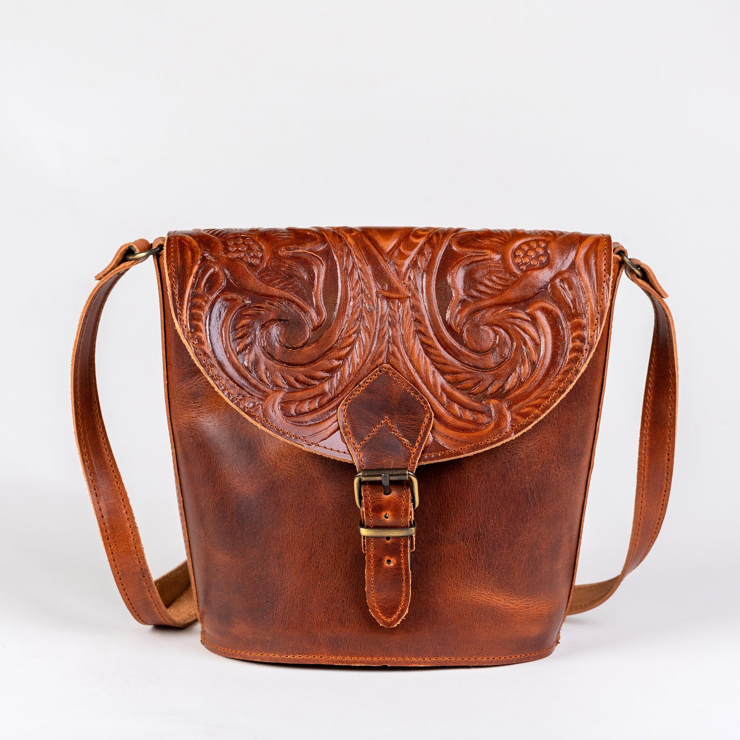 Leather Crossbody Bag Phyllis