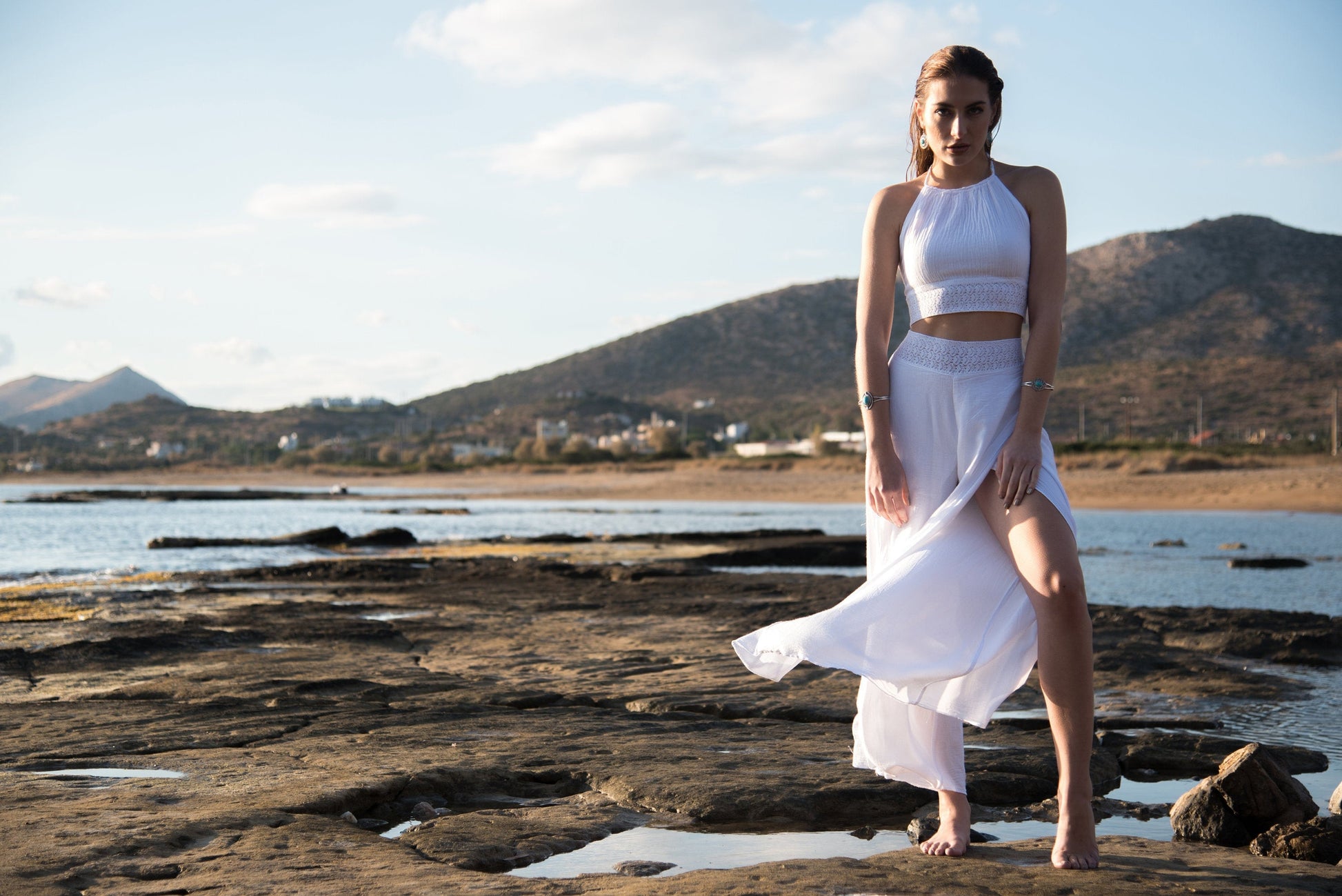 Elastic Waist Cotton Pants, Soft Casual Loose, Summer Pants For Women, Boho Women Pants, High Waist Trousers