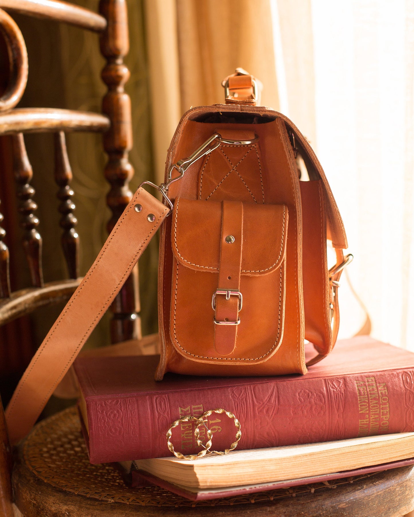 Natural leather camera bag, Vintage camera bag, Kameratasche, Unisex dslr camera bag