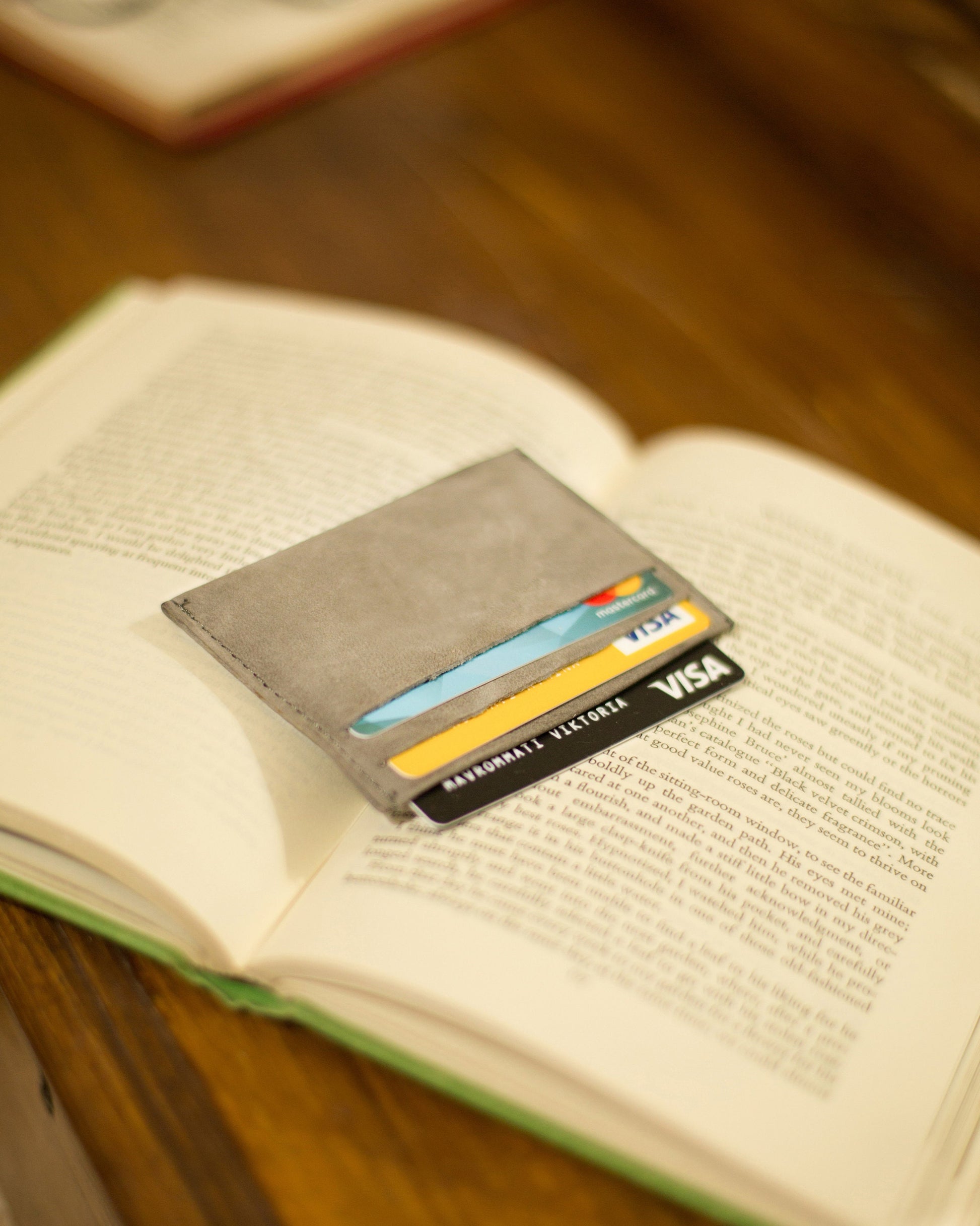 Credit card holder women, Leather card case, Women's card wallet, Leather accessories