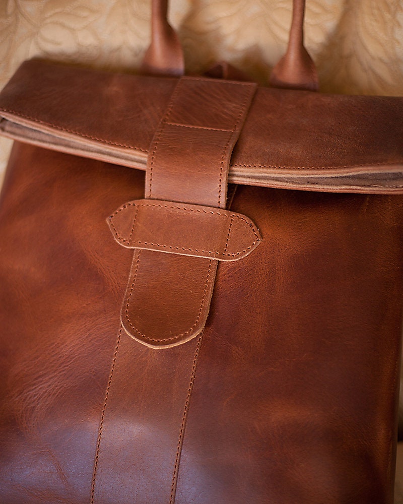 Women's full grain leather backpack purse, Leather accessories, Women's Backpack, Fashion leather backpack
