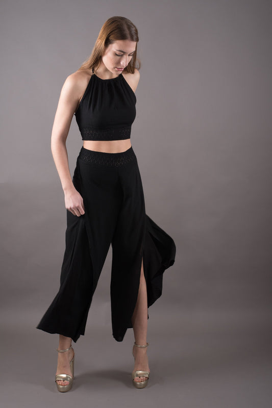 Elastic Waist Cotton Pants, Soft Casual Loose, Summer Pants For Women, Boho Women Pants, High Waist Trousers