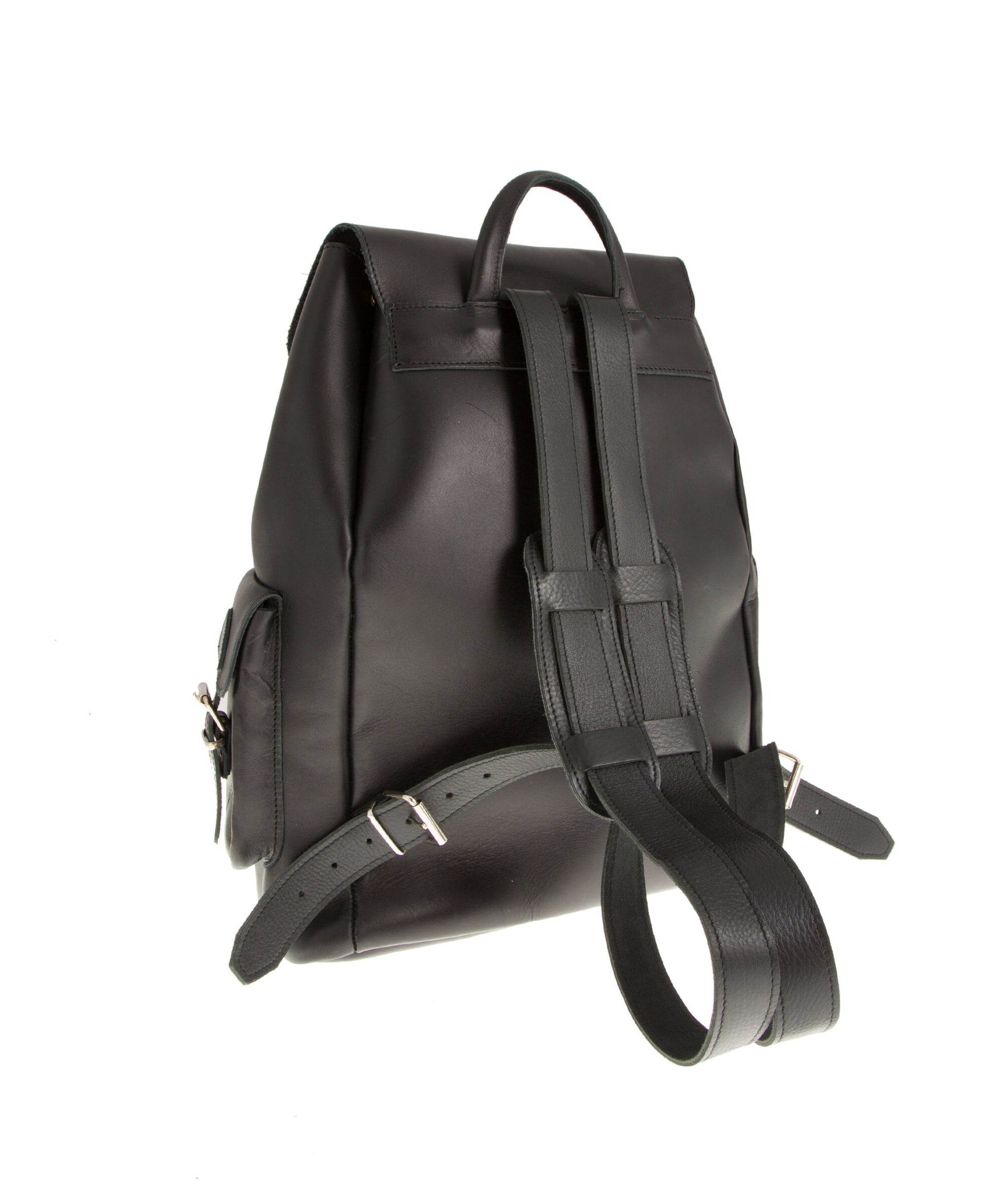 Large leather backback men, Travel leather rucksack, Leather laptop backpack, Leather gift for him