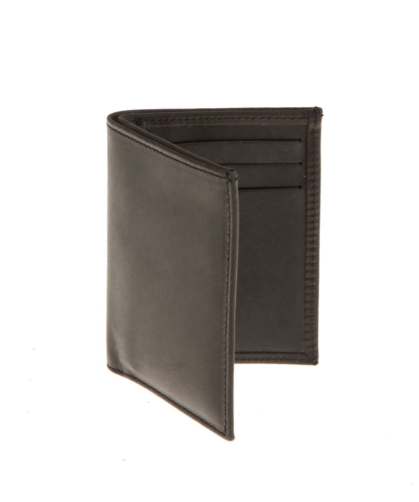 Brown leather front pocket wallet, Mens slim front pocket wallet, Leather cardholder, Bifold Wallet