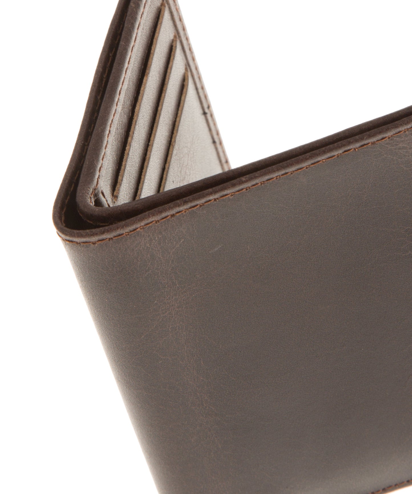 Brown leather front pocket wallet, Mens slim front pocket wallet, Leather cardholder, Bifold Wallet