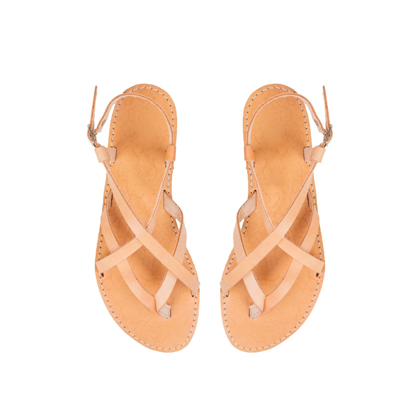 Greek sandals women leather, Minimalist leather strappy sandals flat, Slingback leather sandals for women