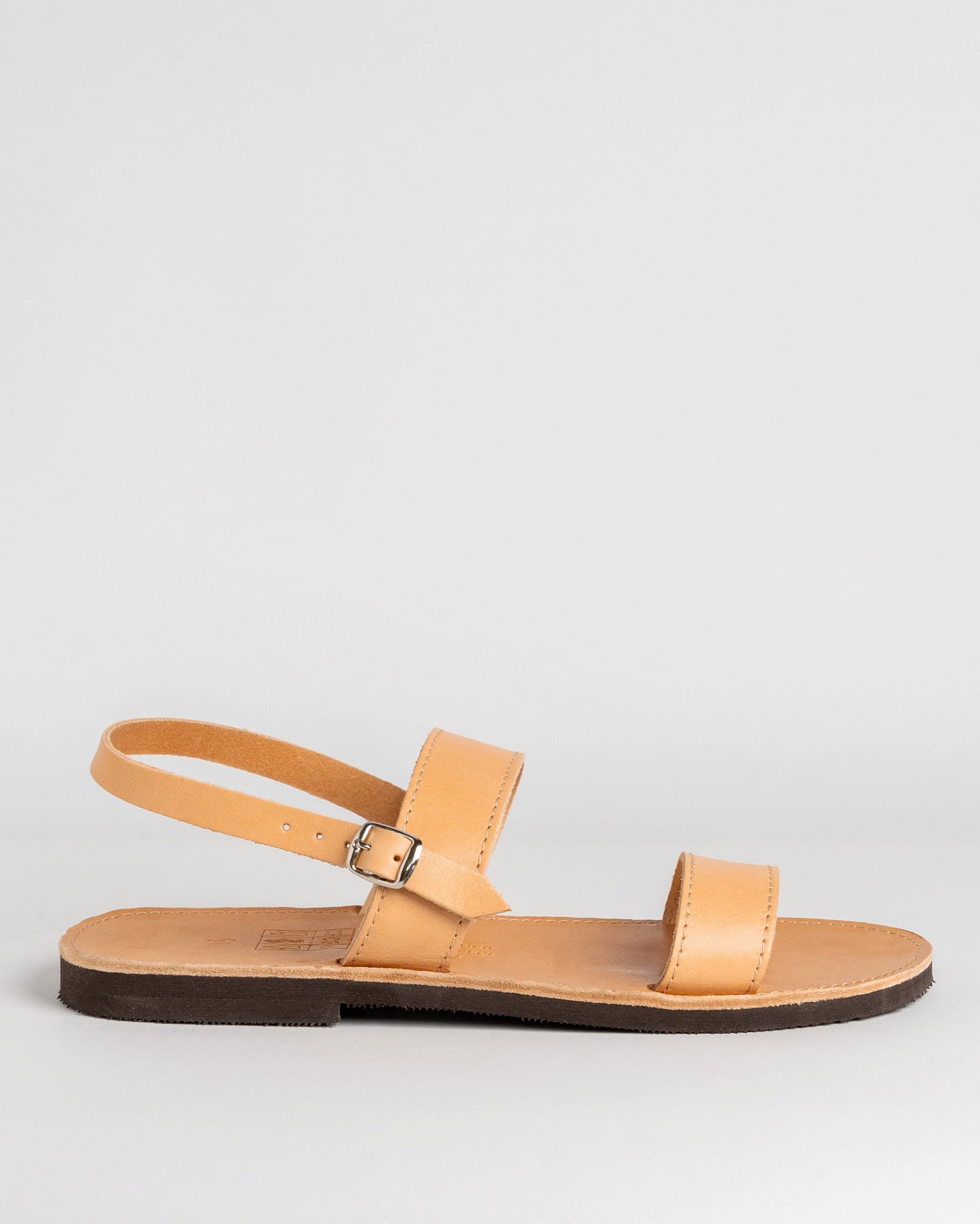 Μens leather sandals, Greek leather sandals, Brown strappy sandals, Flat mens leather sandals