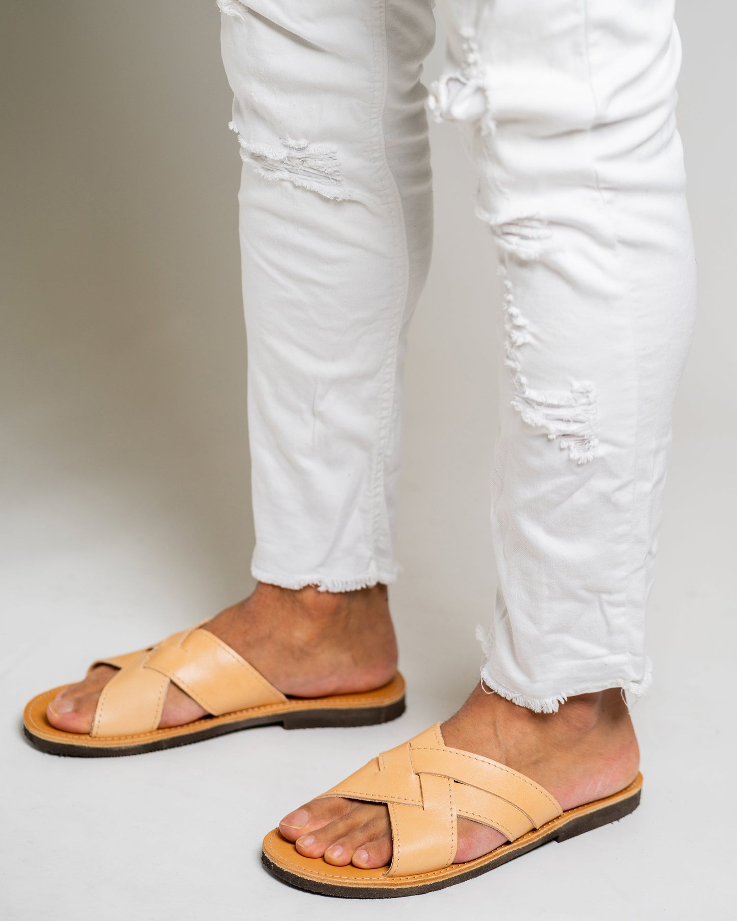 Leather sandals men, Leather Greek sandals, Minimalist sandals, Barefoot leather slides, Sandales cuir homme, Sandalen herren
