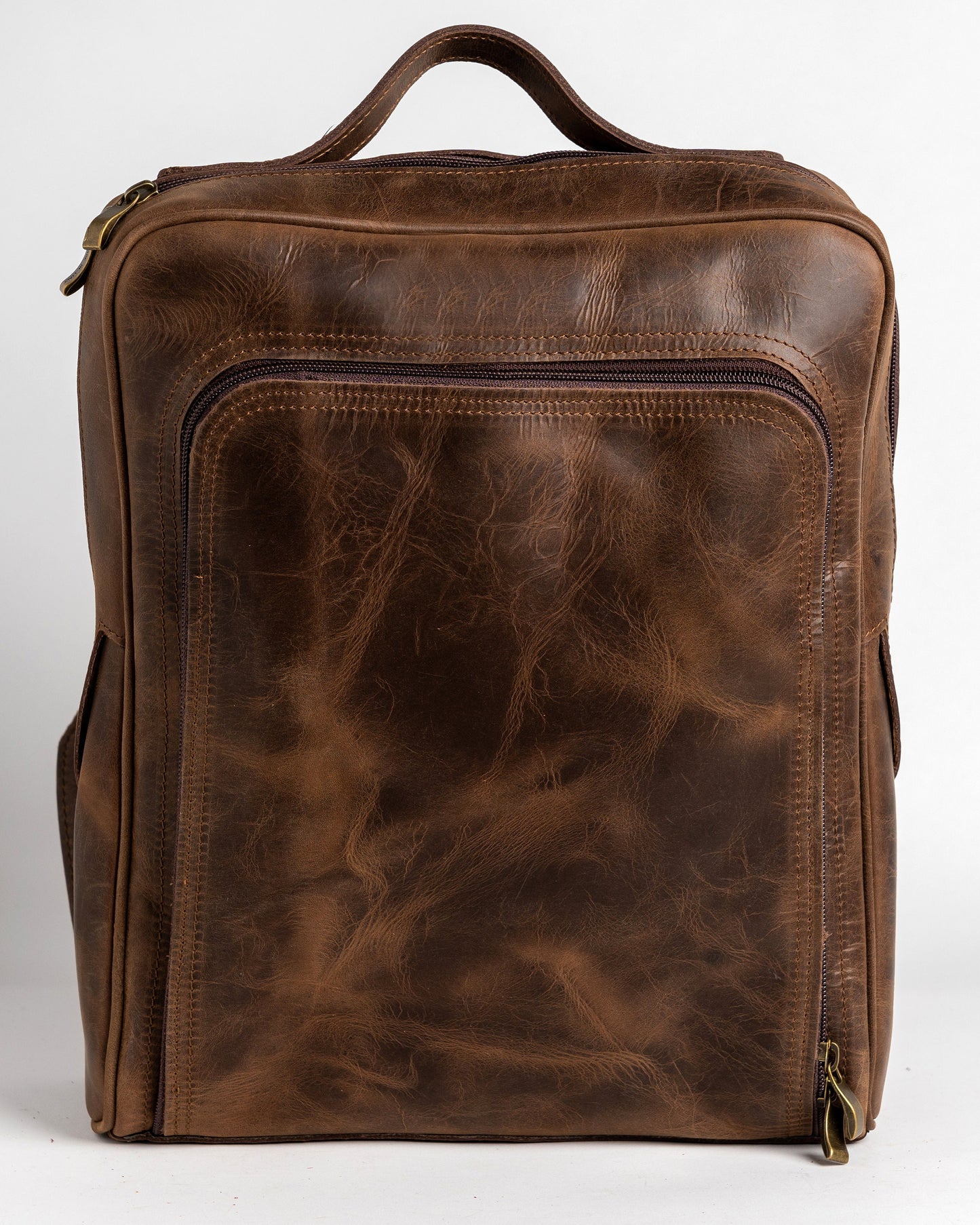 Leather backpack men, Leather rucksack, Leather backpack men laptop, Calf leather backpack