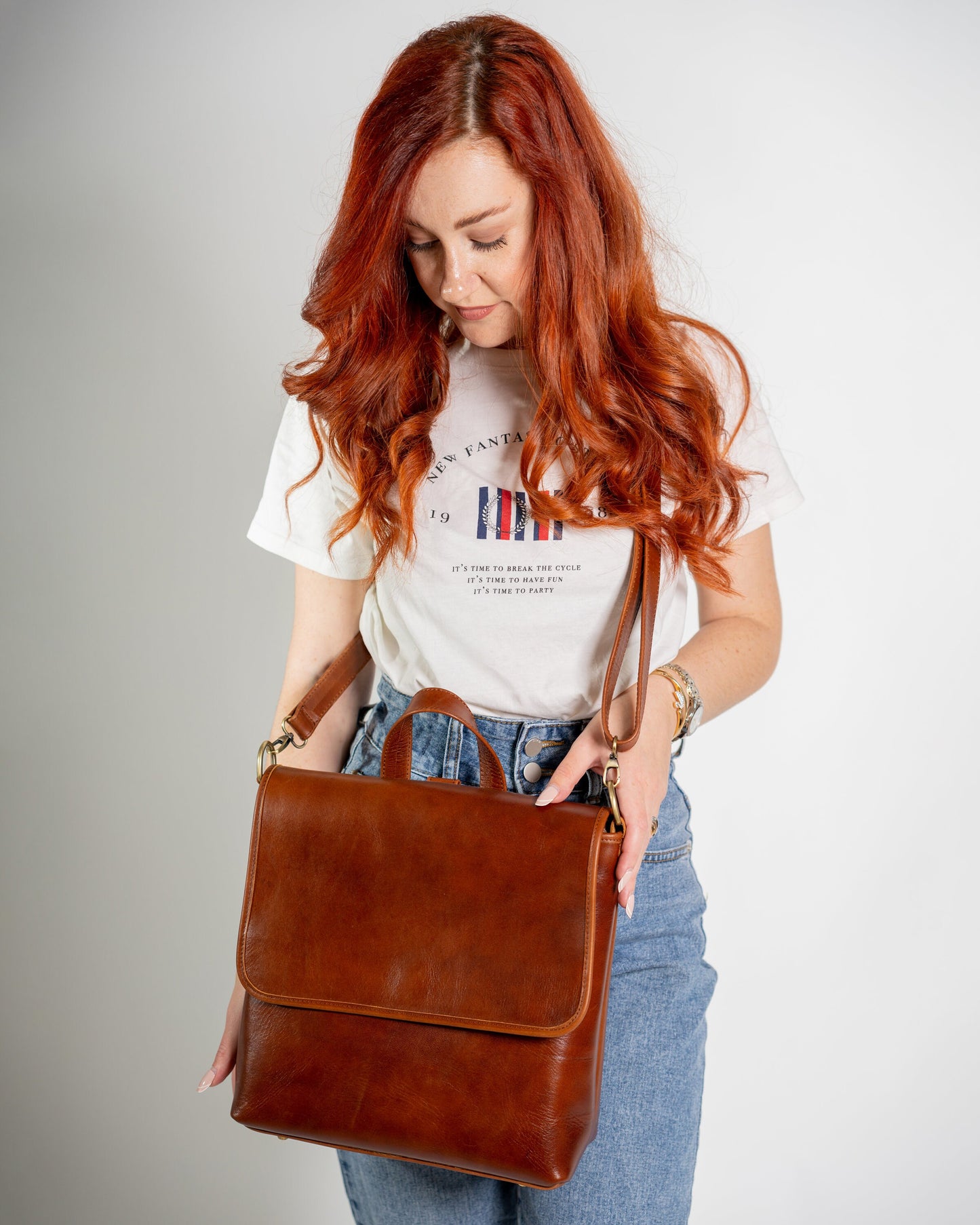 Convertible backpack crossbody, Leather satchel backpack purse women, Convertible backpack, Leather rucksack, Sac à dos transformable