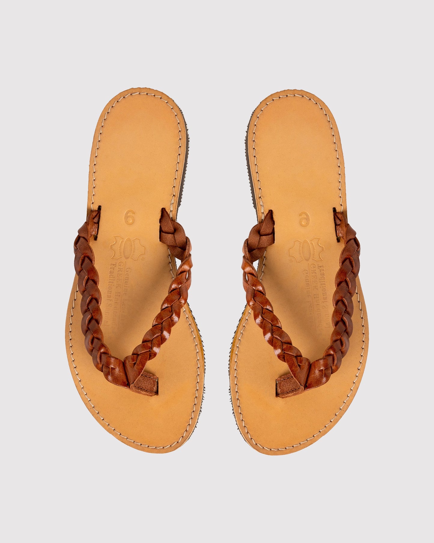 Natural leather flip flop sandals, Minimalist leather flats, Womens leather braided thong sandals