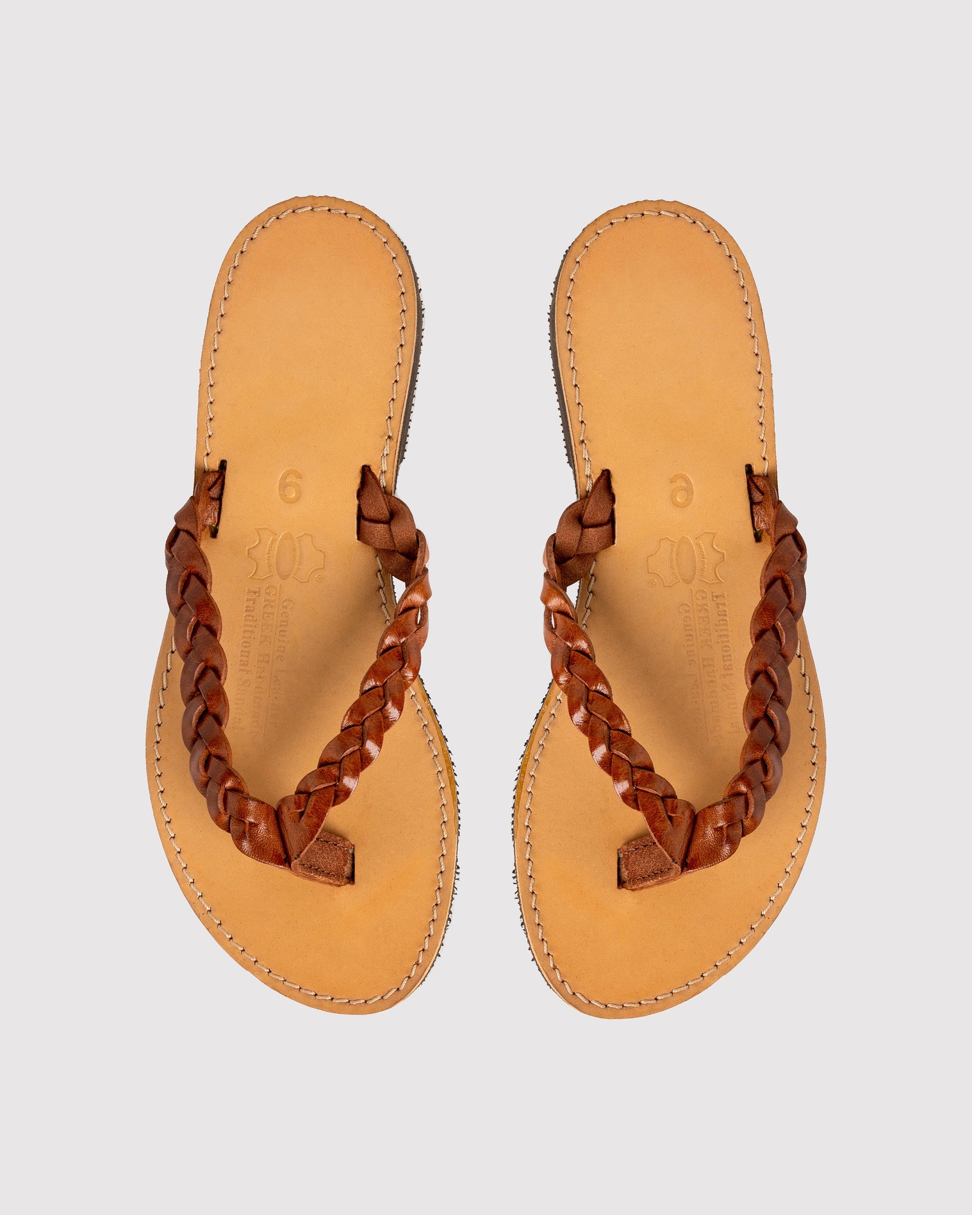 Natural leather flip flop sandals, Minimalist leather flats, Womens leather braided thong sandals
