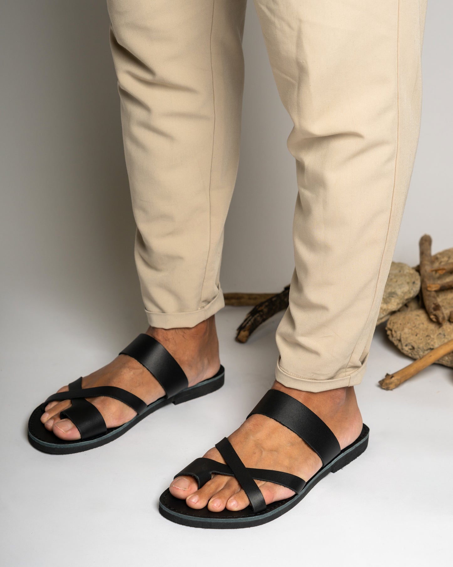 Leather Sandals Men Hesiod