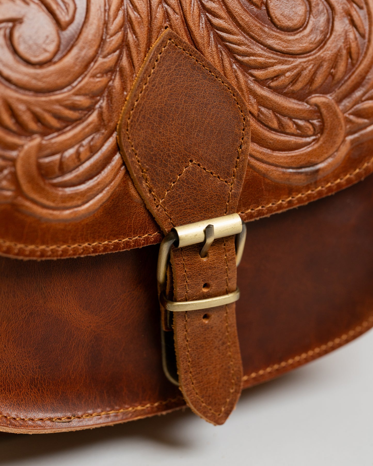 Leather Saddle Bag Penelope