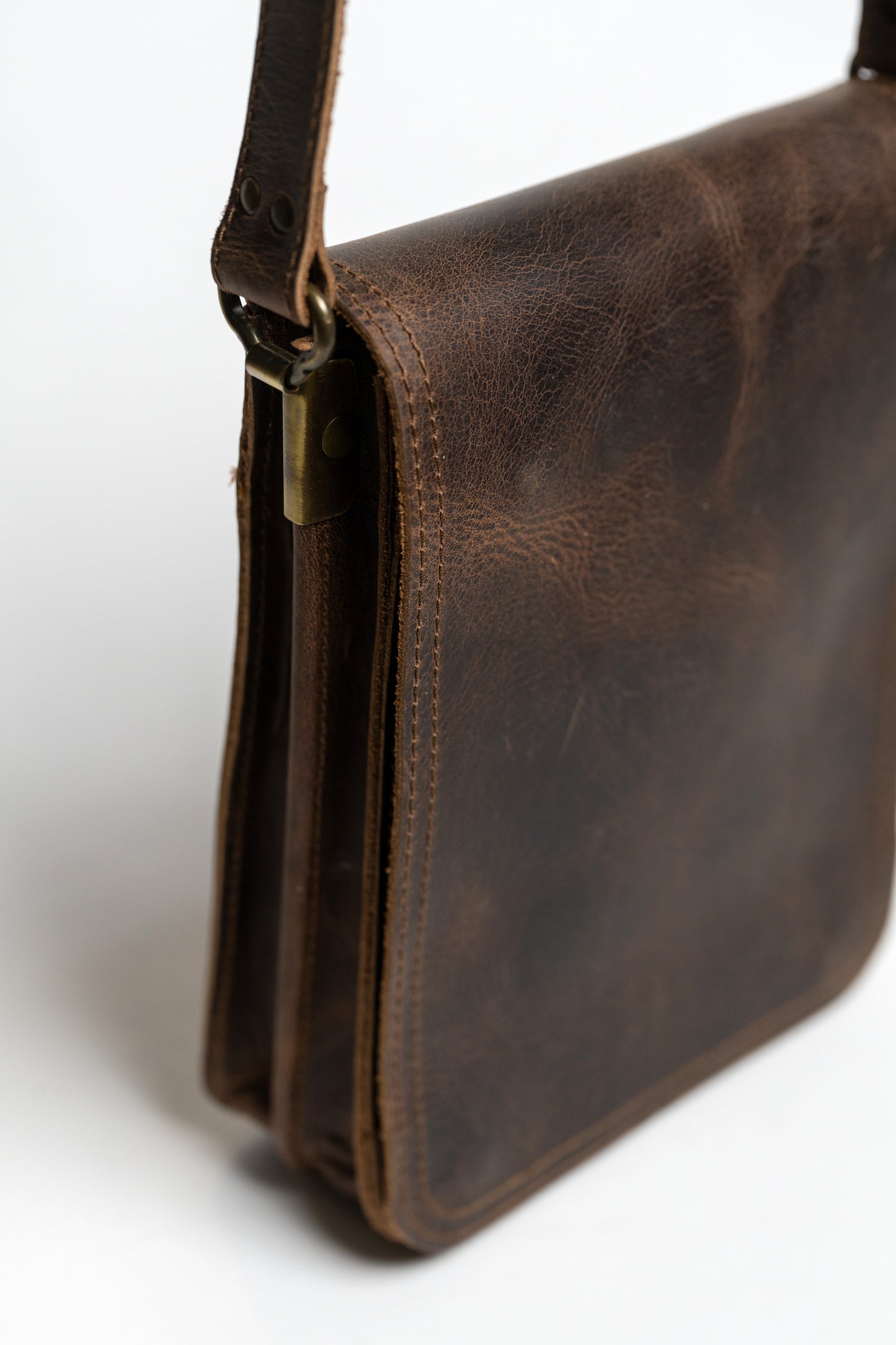 Leather Crossbody Bag Men Aristotle