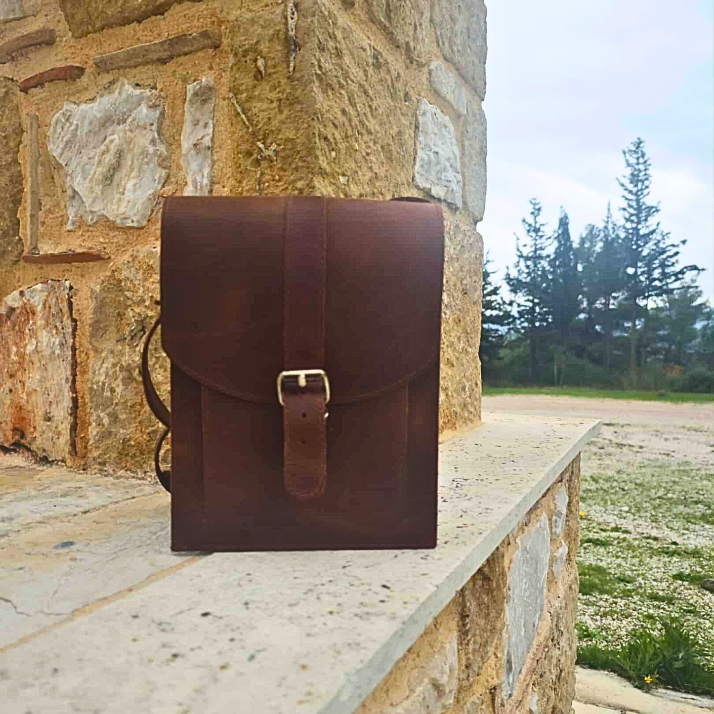 Men’s Leather Crossbody Bag Leonidas