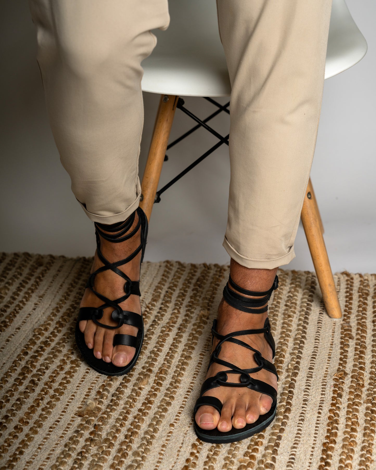 Leather Sandals Men Agamemnon