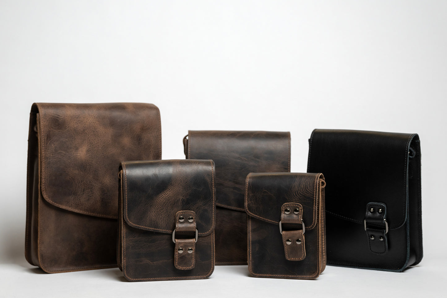 Leather Crossbody Bag Men Leonidas