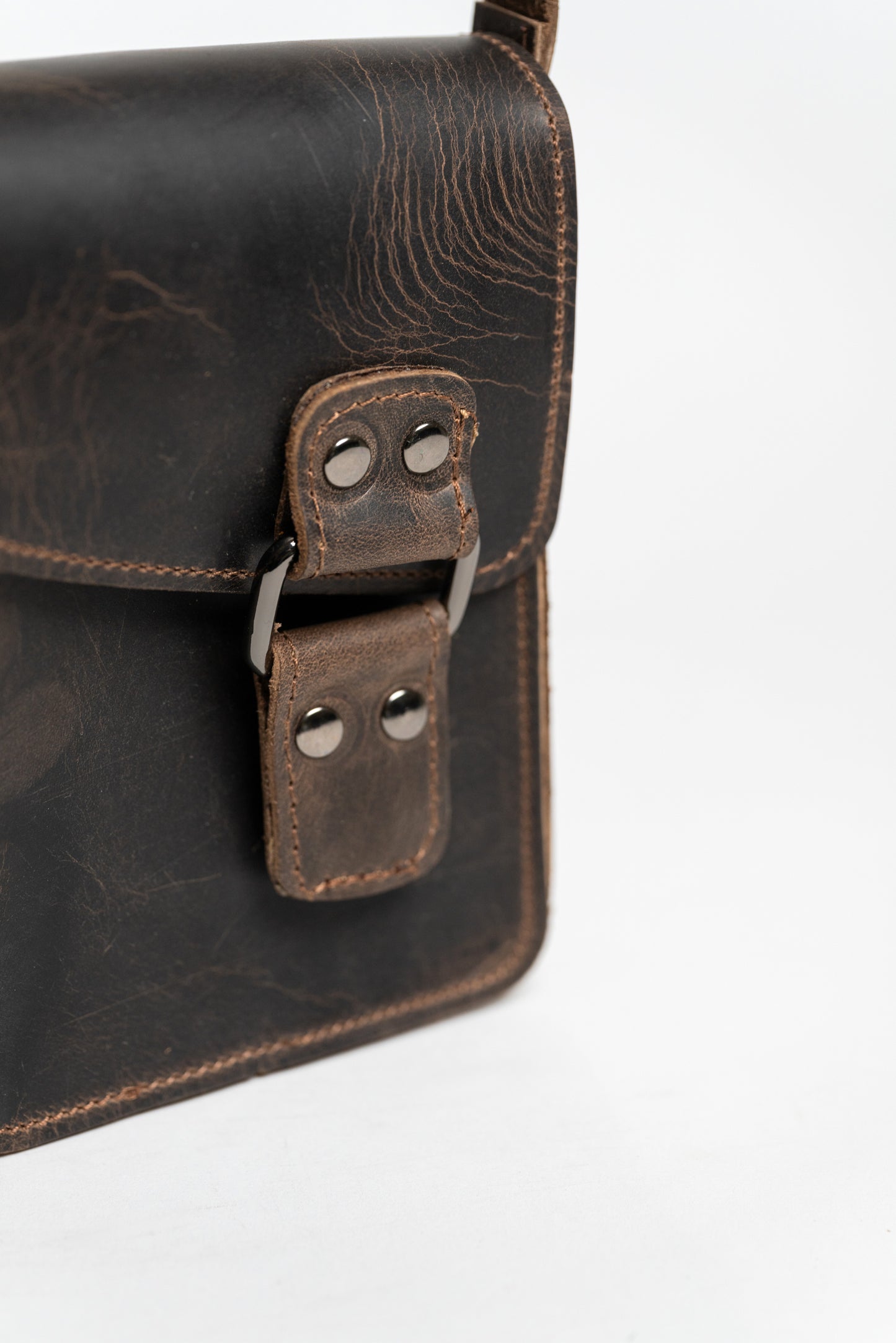 Leather Crossbody Bag Men Leonidas