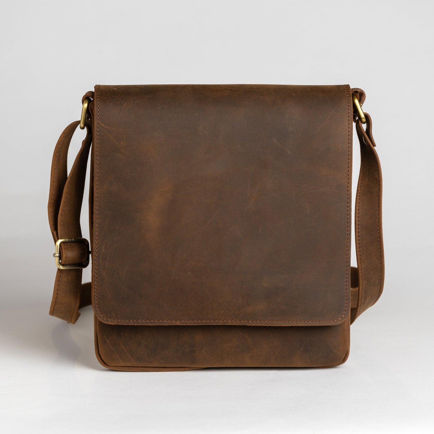 Leather Crossbody Bag Men Herodotus