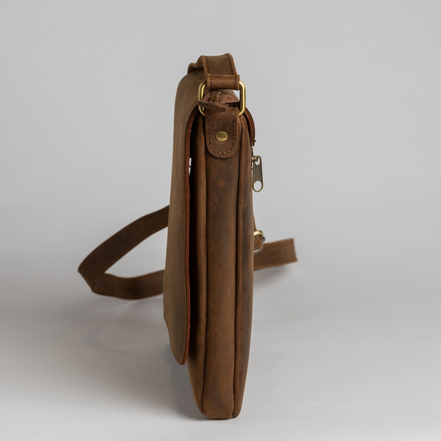 Leather Crossbody Bag Men Herodotus