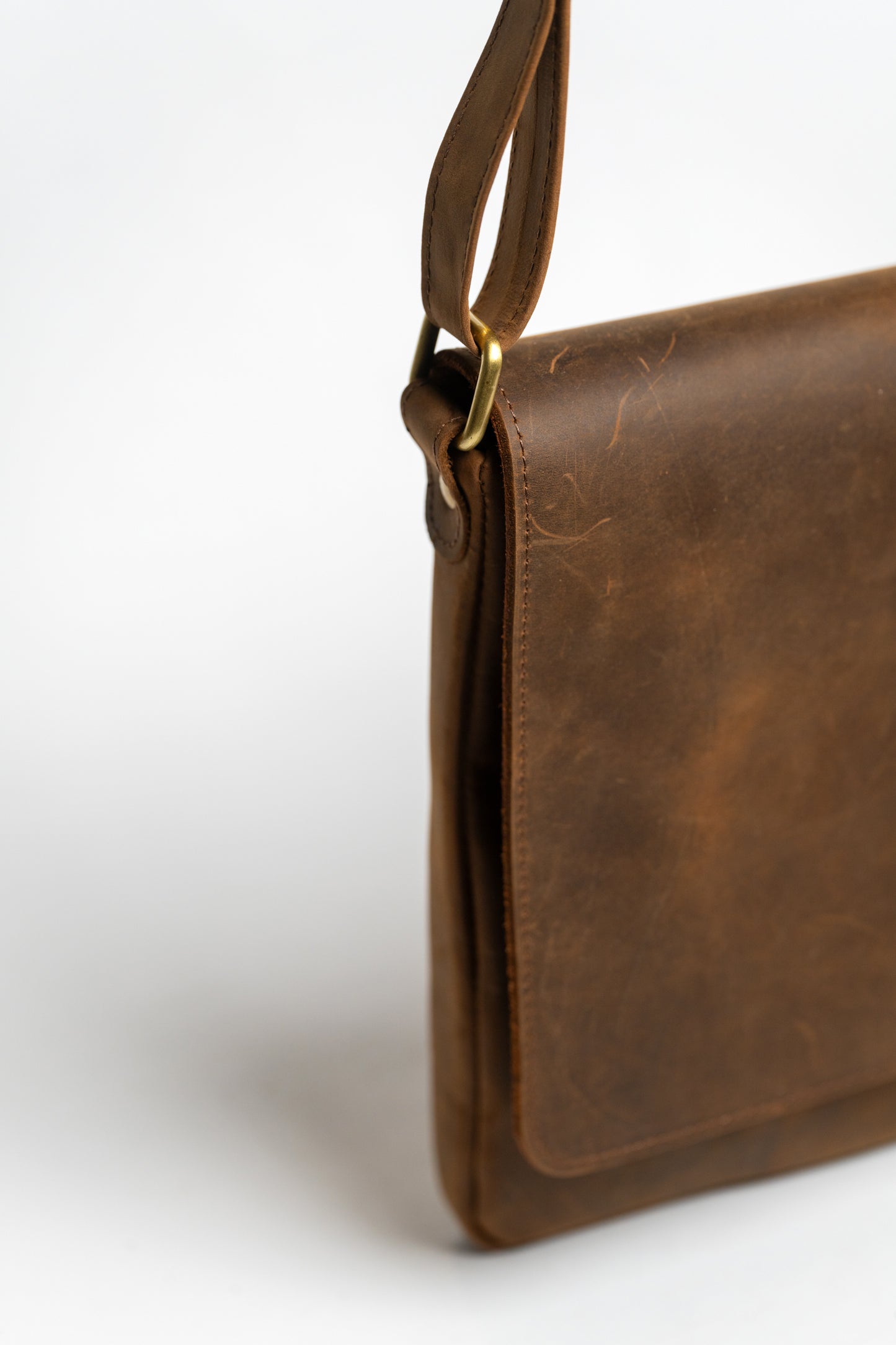 Leather Crossbody Bag Men Herodotus