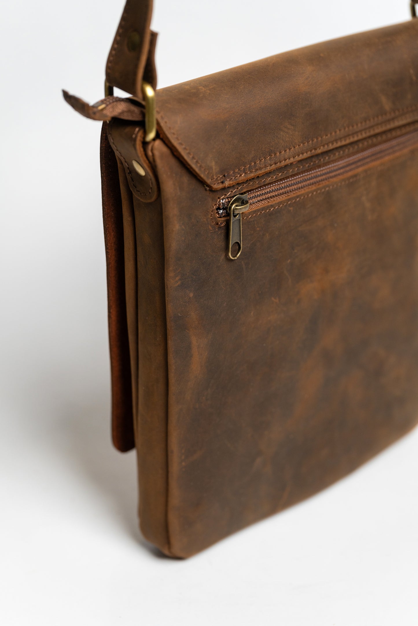 Leather Crossbody Bag Men Herodotus