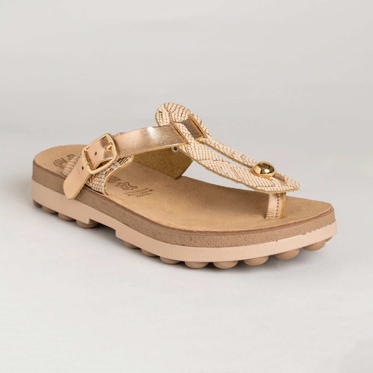 Leather Sandals Women Mirabela Rosegold