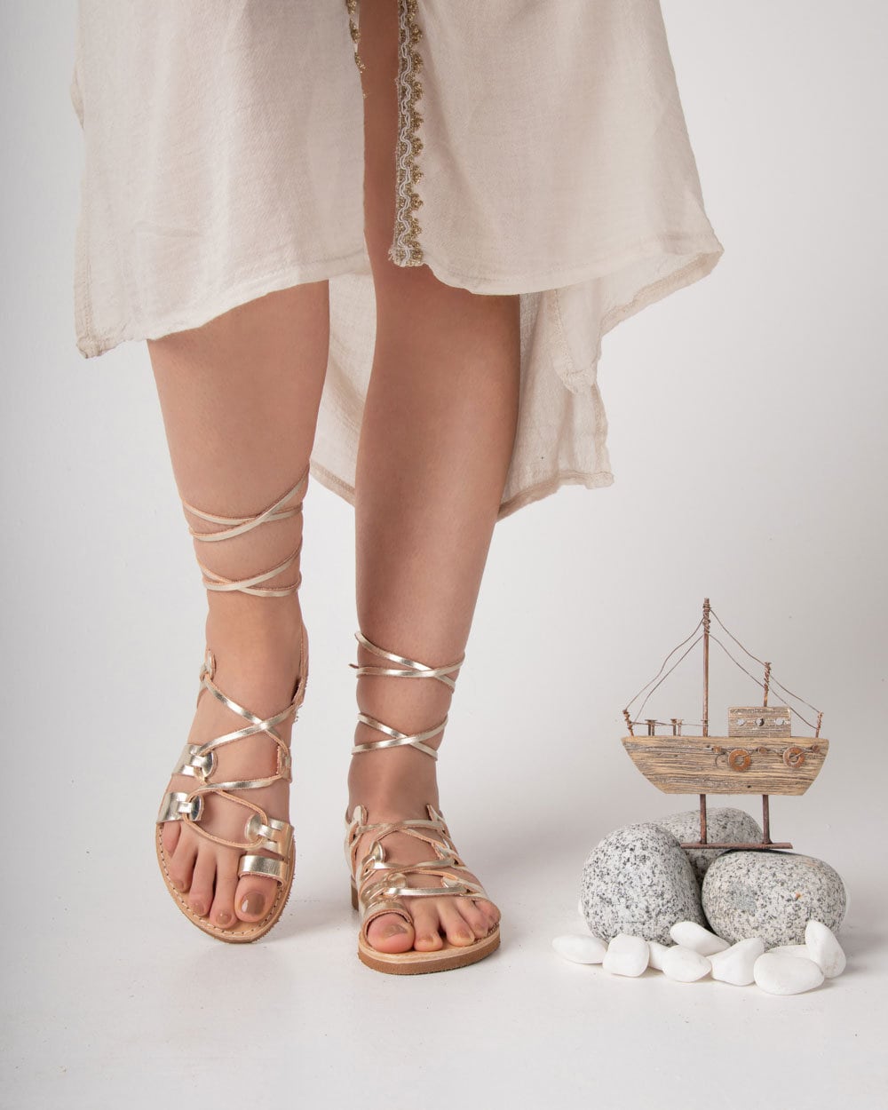 Gold gladiator sandals women, gold lace up sandals, goddess sandals, beach wedding shoes, greek sandals