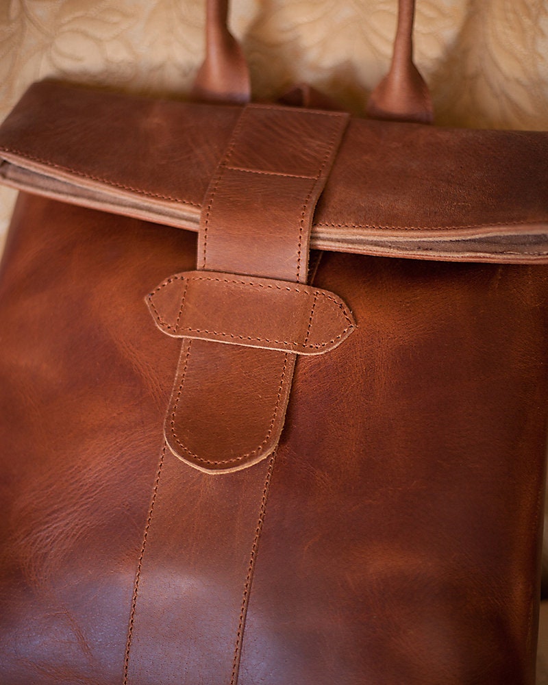 Women's full grain leather backpack purse, Leather accessories, Women's Backpack, Fashion leather backpack