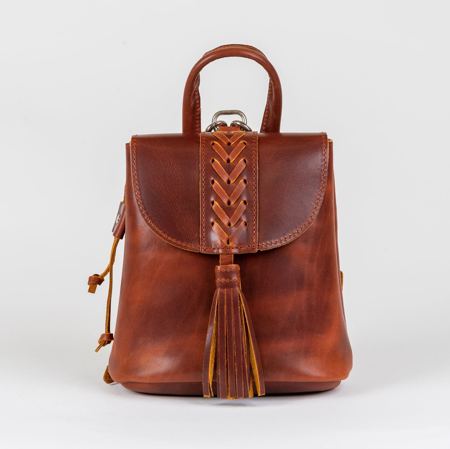 Leather women backpack, full grain leather backpack, leather gift, leather backpack purse