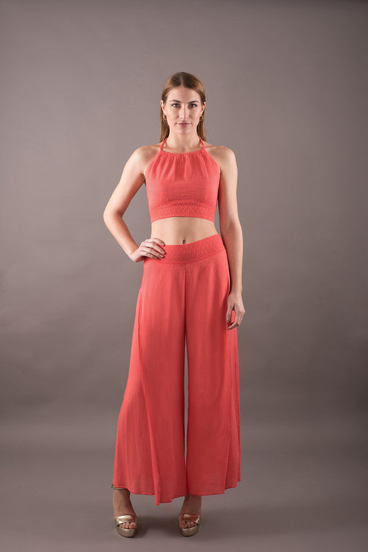 Cotton gauze festival clothing for women, Double gauze palazzo boho pants women, Hippie harem pants