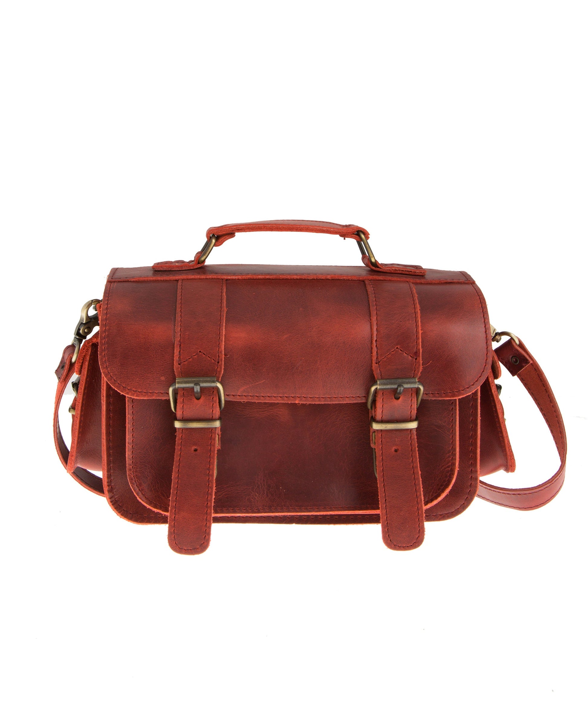 Vintage leather camera bag, Stylish large camera bag, Travel camera case, Photographer gift
