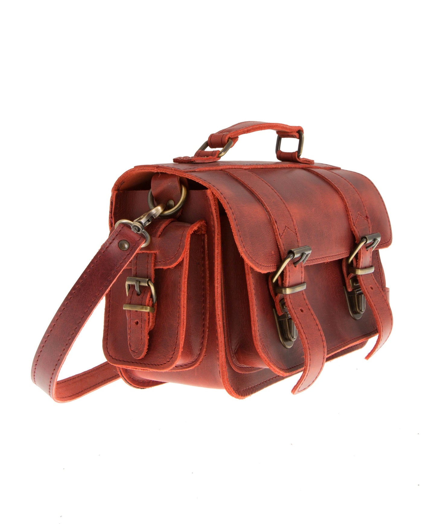 Vintage leather camera bag, Stylish large camera bag, Travel camera case, Photographer gift