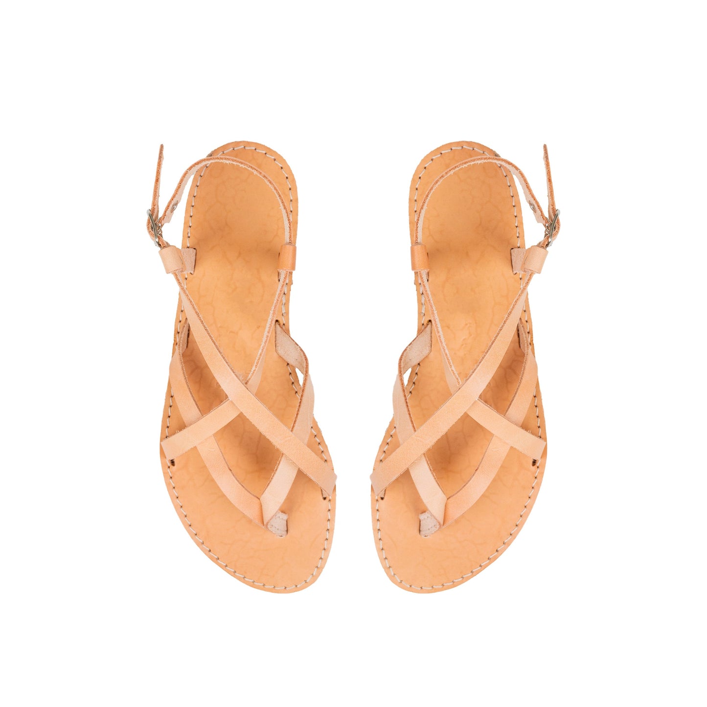 Greek sandals women leather, Minimalist leather strappy sandals flat, Slingback leather sandals for women