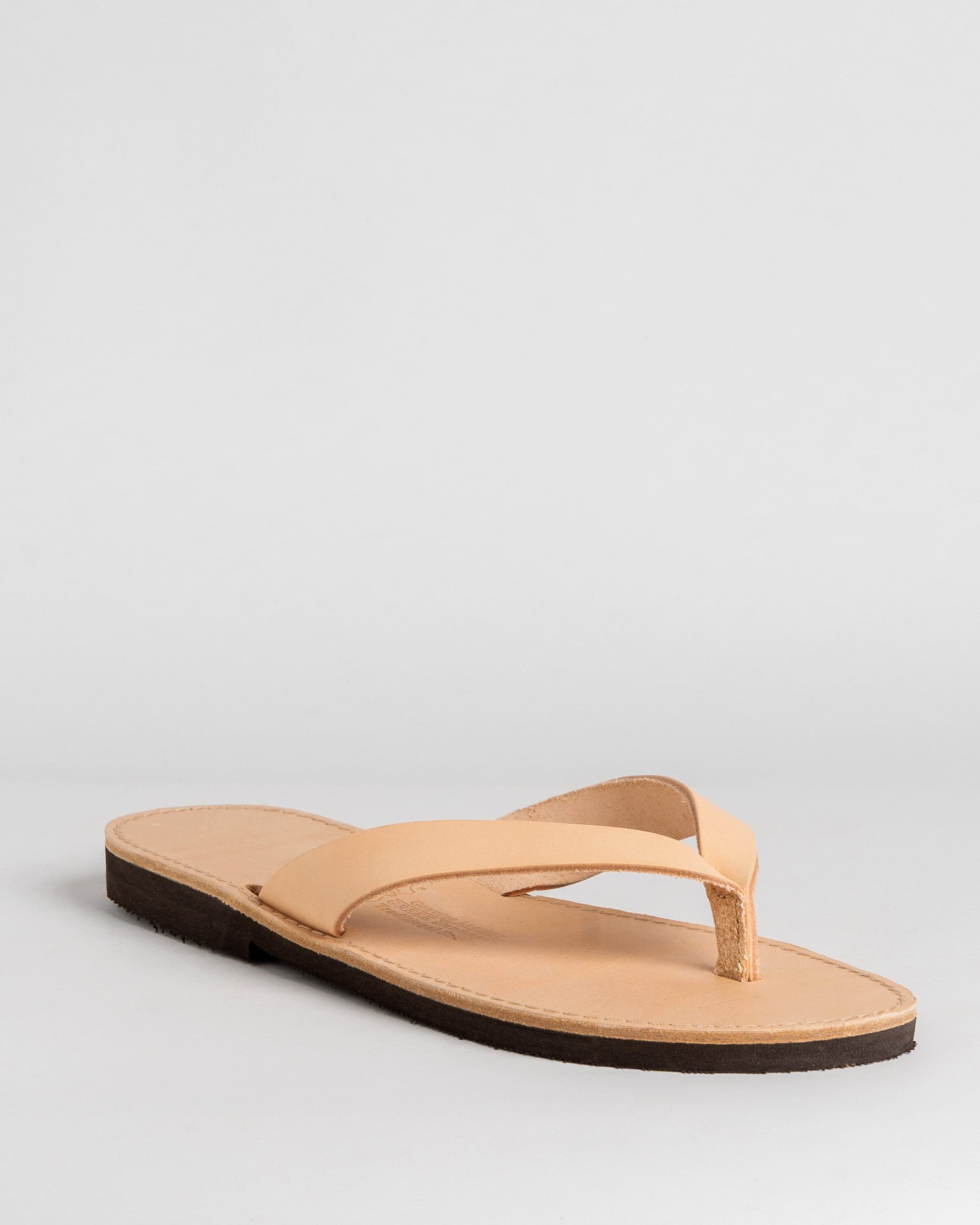 Flip flops mens leather sandals, Greek natural leather sandals , Barefoot thong leather sandals, Minimalist flat summer sandals