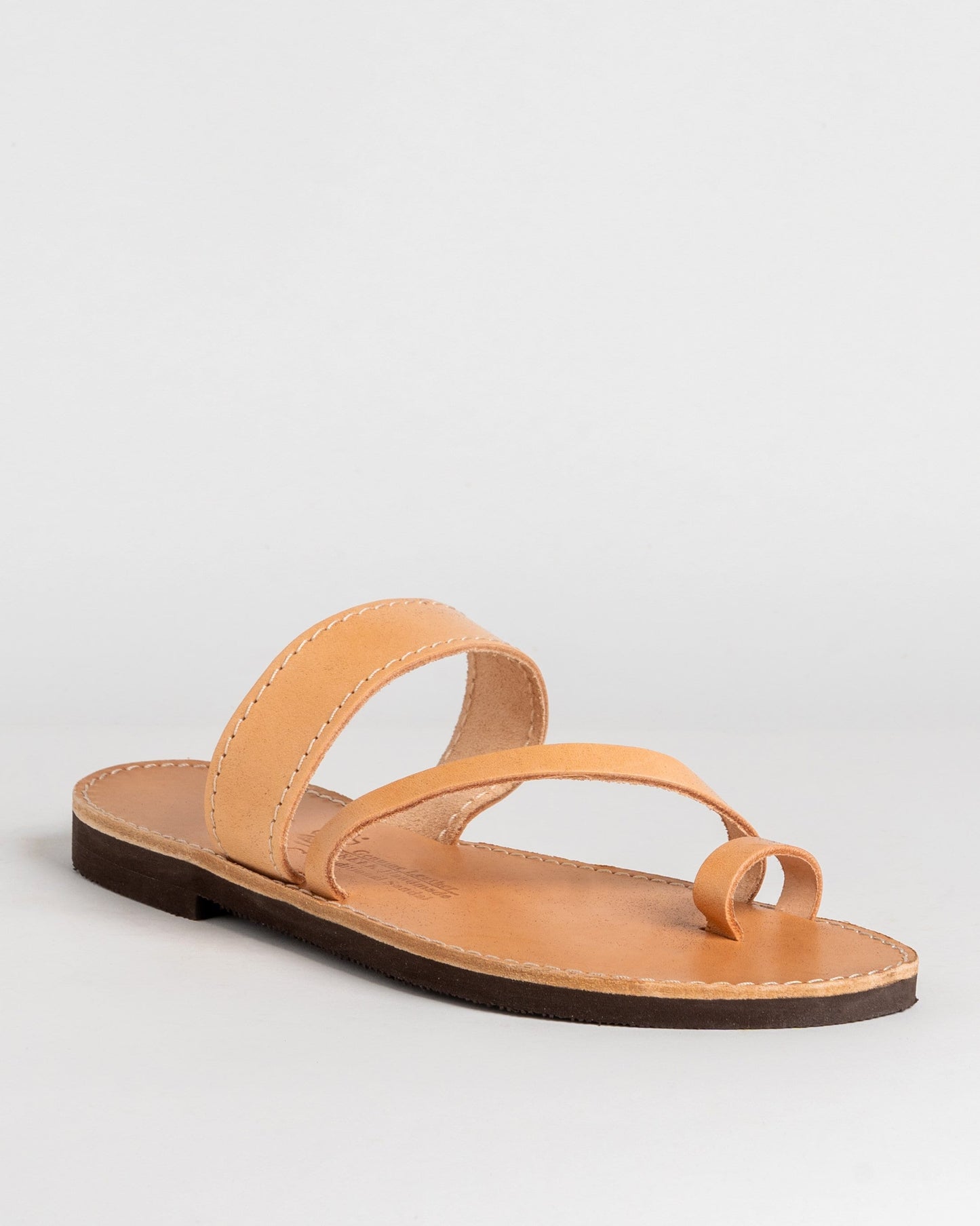 Brown leather sandals, Greek mens leather sandals, Toe ring summer leather sandals, sandalen damen, Summer shoes men