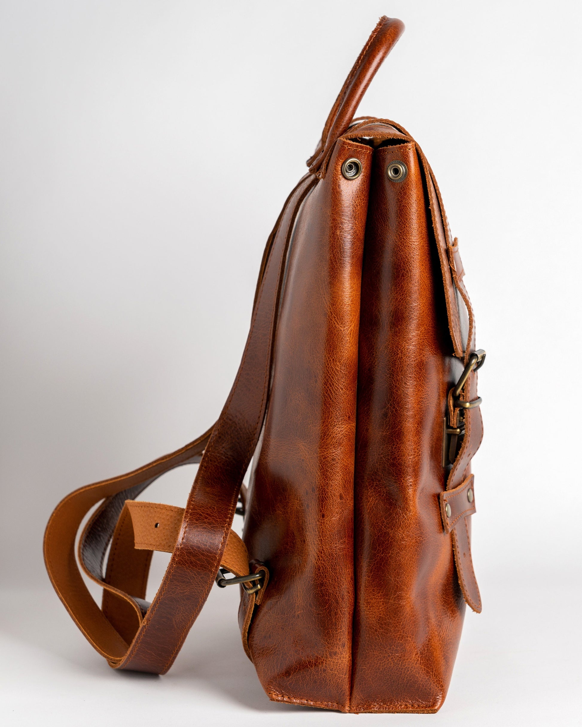 Leather backpack men, Leather rucksack, Laptop Leather backpack , Calf leather backpack