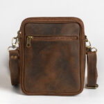 Leather Crossbody Bag Men Pericles - Image 6